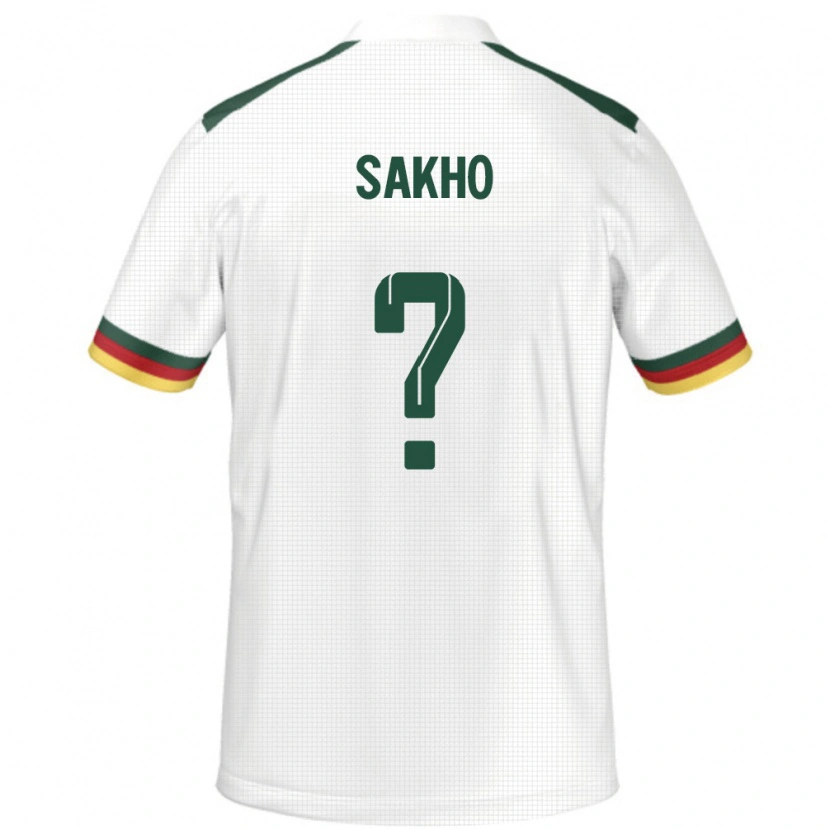 Danxen Kinder Kamerun Tyrone Sakho #0 Weiß Auswärtstrikot Trikot 24-26 T-Shirt