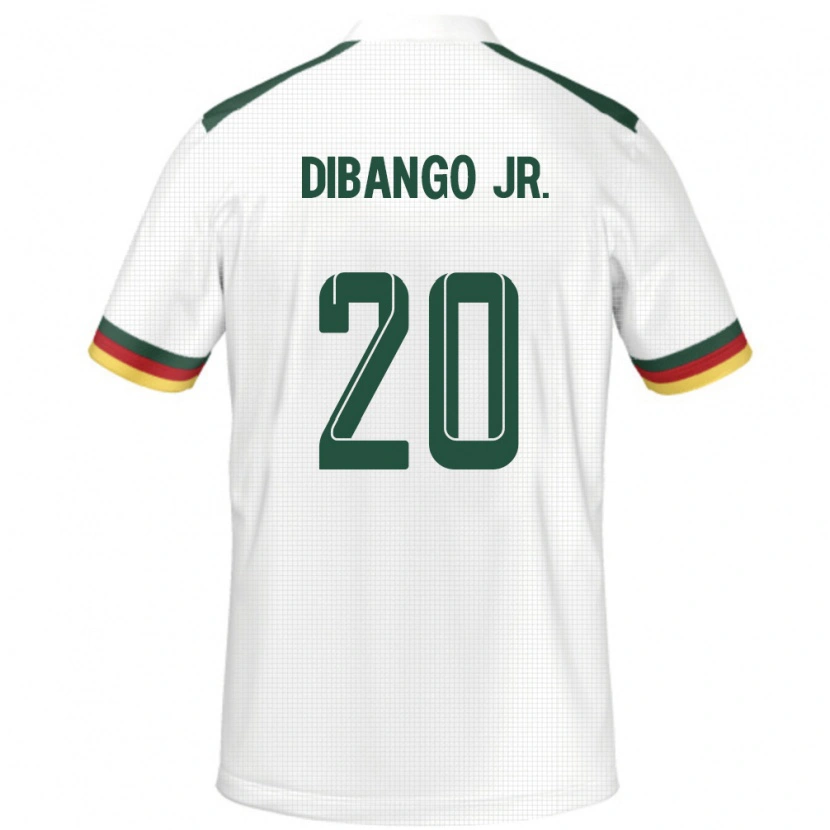 Danxen Kinder Kamerun Yvan Dibango #20 Weiß Auswärtstrikot Trikot 24-26 T-Shirt