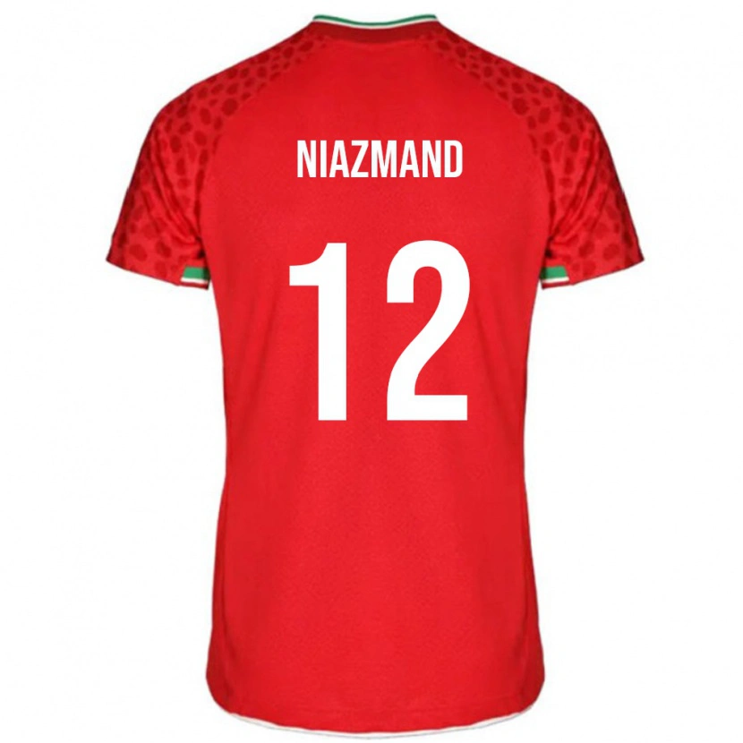 Danxen Kinder Iran Payam Niazmand #12 Rot Auswärtstrikot Trikot 24-26 T-Shirt