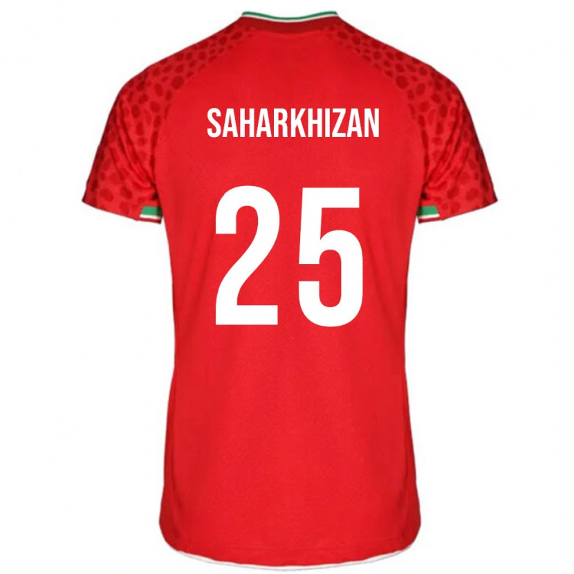 Danxen Kinder Iran Saeid Saharkhizan #25 Rot Auswärtstrikot Trikot 24-26 T-Shirt