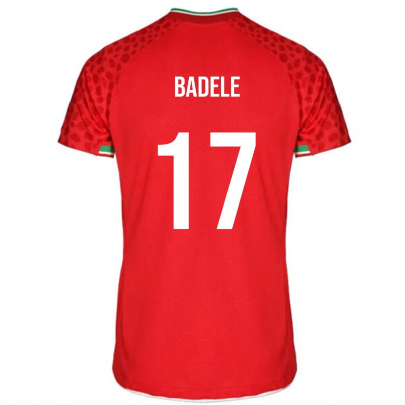Danxen Kinder Iran Mehrab Badele #17 Rot Auswärtstrikot Trikot 24-26 T-Shirt