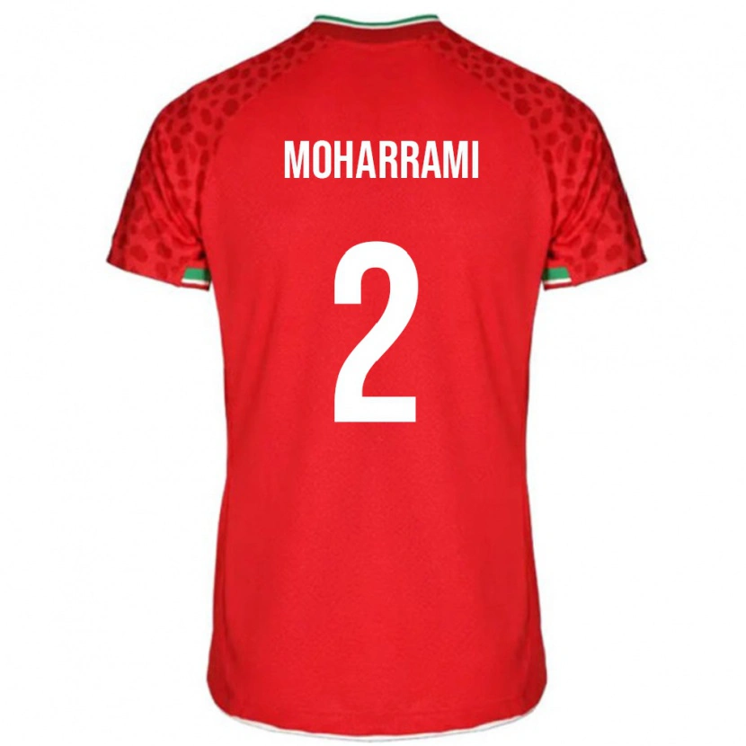 Danxen Kinder Iran Sadegh Moharrami #2 Rot Auswärtstrikot Trikot 24-26 T-Shirt