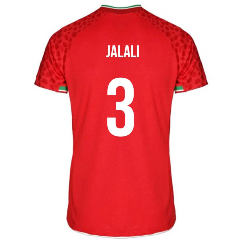 Danxen Kinder Iran Ahmadreza Jalali #3 Rot Auswärtstrikot Trikot 24-26 T-Shirt