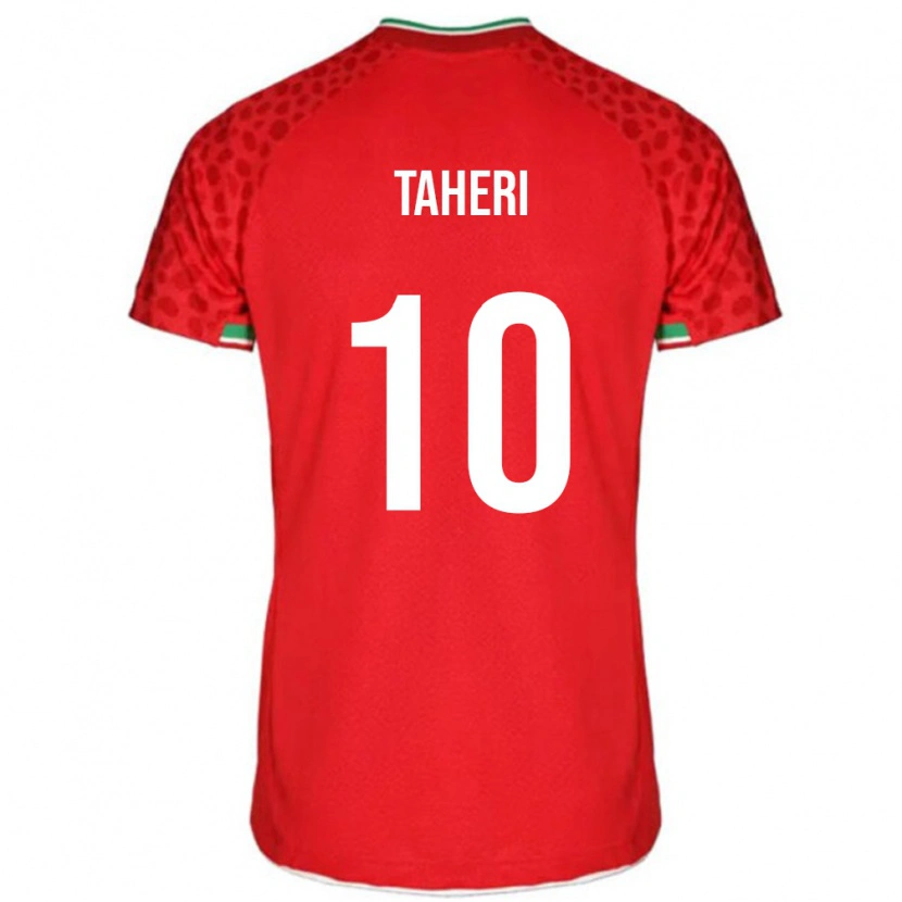 Danxen Kinder Iran Kasra Taheri #10 Rot Auswärtstrikot Trikot 24-26 T-Shirt
