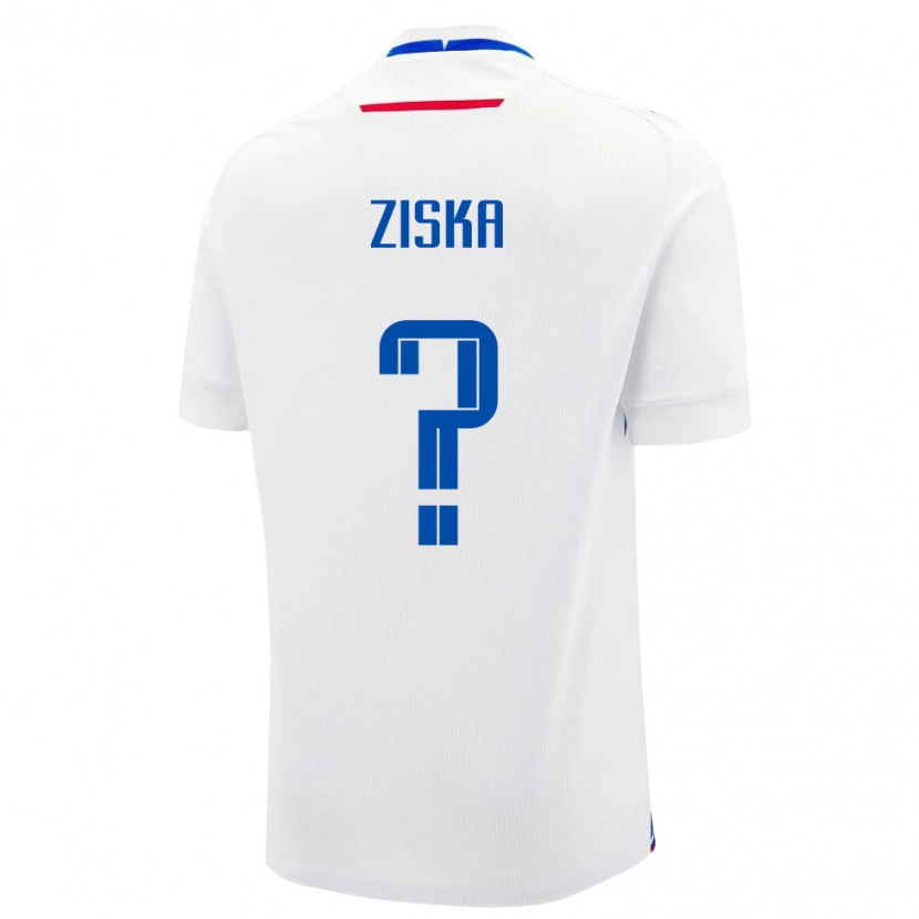 Danxen Kinder Slowakei Daniel Ziska #0 Weiß Auswärtstrikot Trikot 24-26 T-Shirt