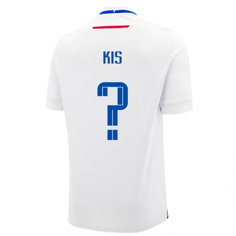Danxen Kinder Slowakei Alex Kis #0 Weiß Auswärtstrikot Trikot 24-26 T-Shirt
