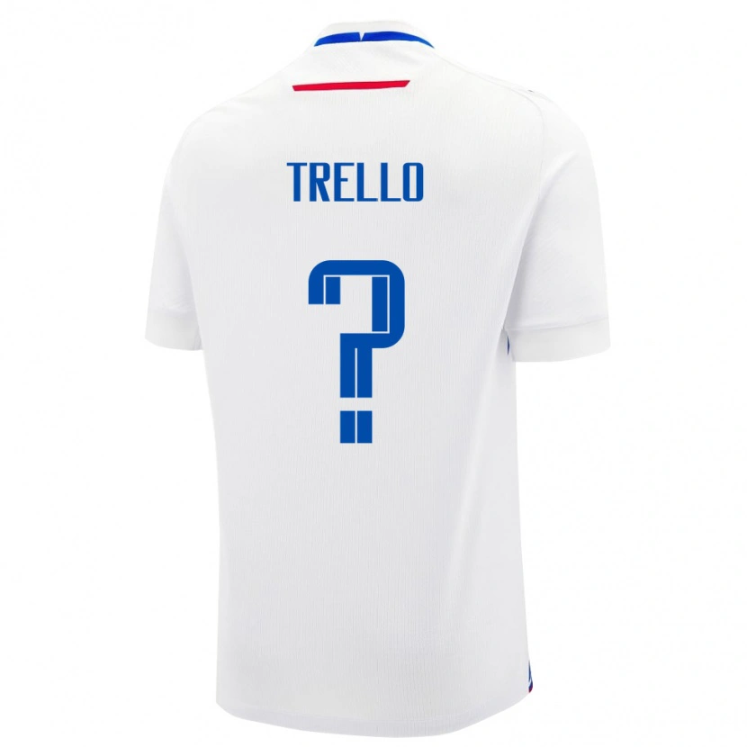 Danxen Kinder Slowakei Filip Trello #0 Weiß Auswärtstrikot Trikot 24-26 T-Shirt