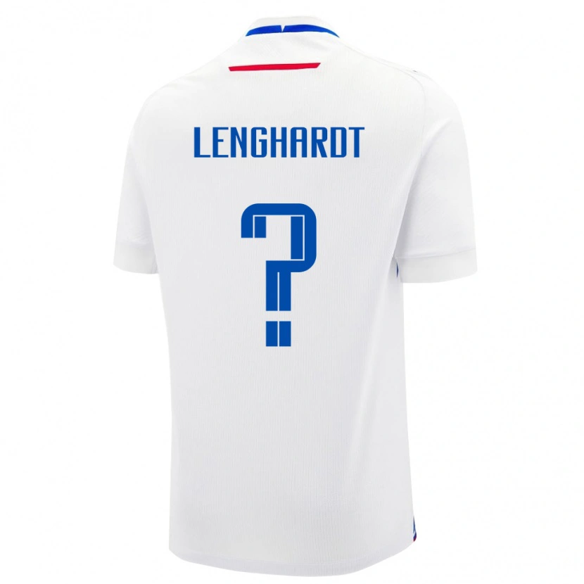 Danxen Kinder Slowakei Simon Lenghardt #0 Weiß Auswärtstrikot Trikot 24-26 T-Shirt