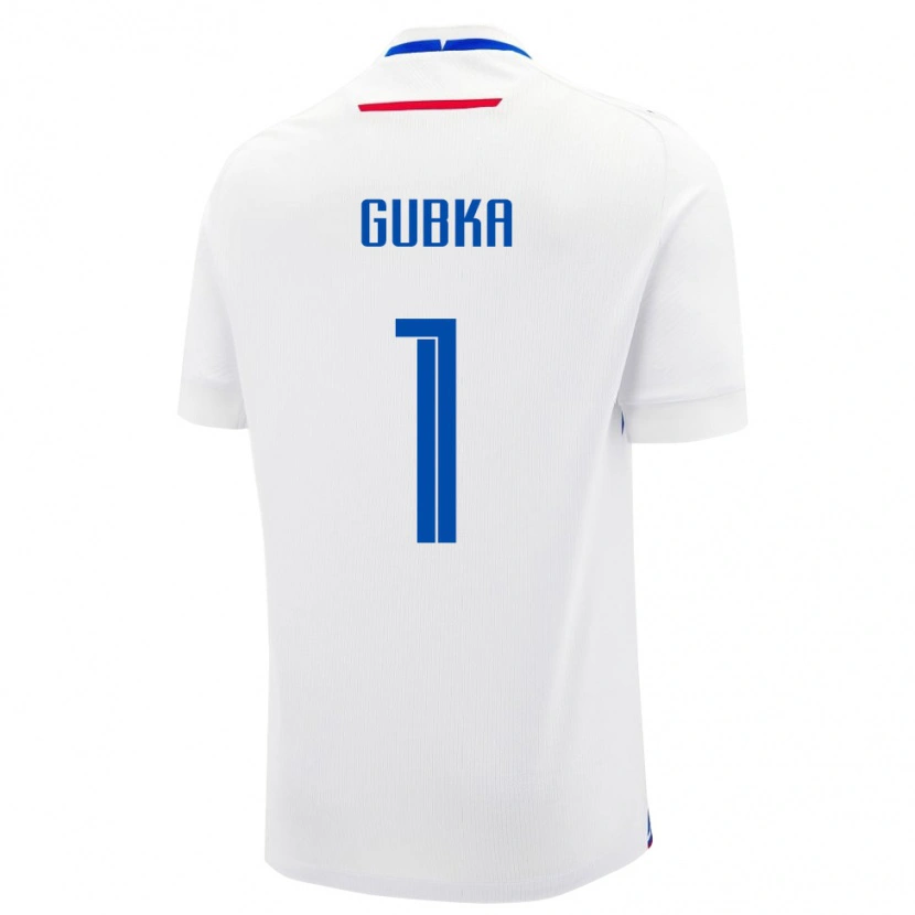 Danxen Kinder Slowakei Tomas Gubka #1 Weiß Auswärtstrikot Trikot 24-26 T-Shirt