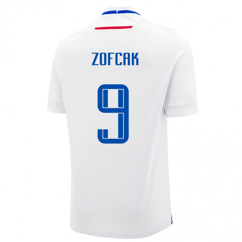 Danxen Kinder Slowakei Denis Zofcak #9 Weiß Auswärtstrikot Trikot 24-26 T-Shirt