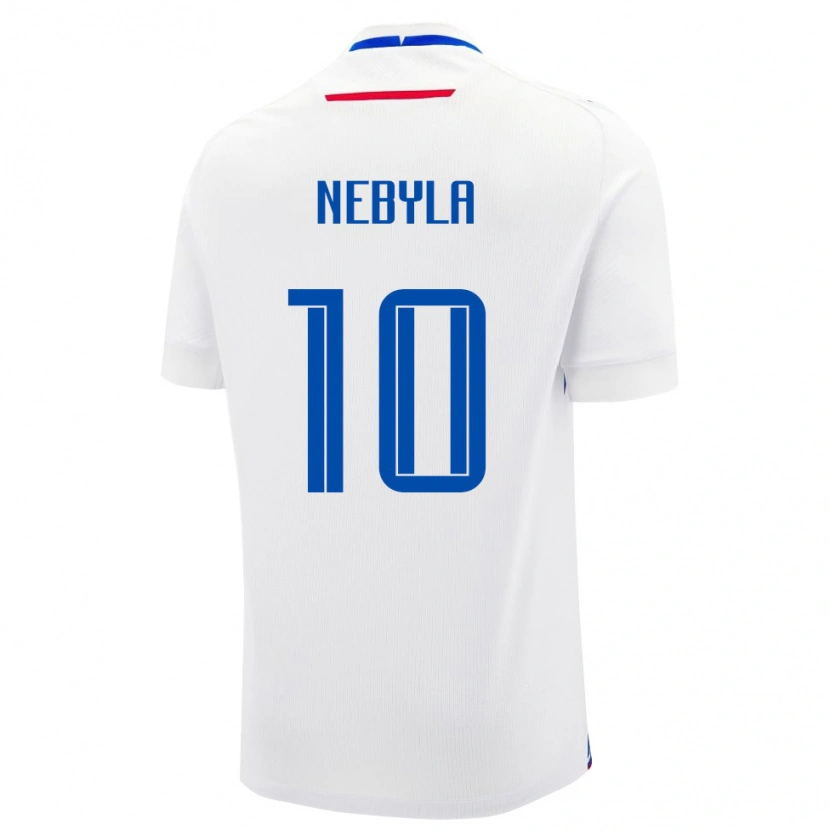 Danxen Kinder Slowakei Sebastian Nebyla #10 Weiß Auswärtstrikot Trikot 24-26 T-Shirt