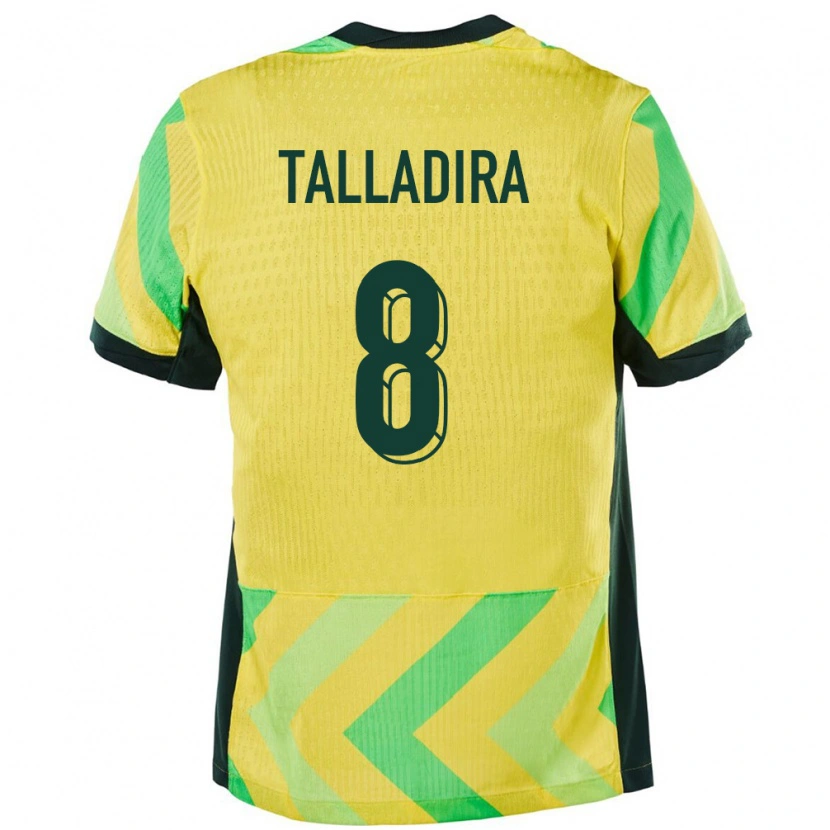 Danxen Herren Australien Fabian Talladira #8 Golden Heimtrikot Trikot 24-26 T-Shirt