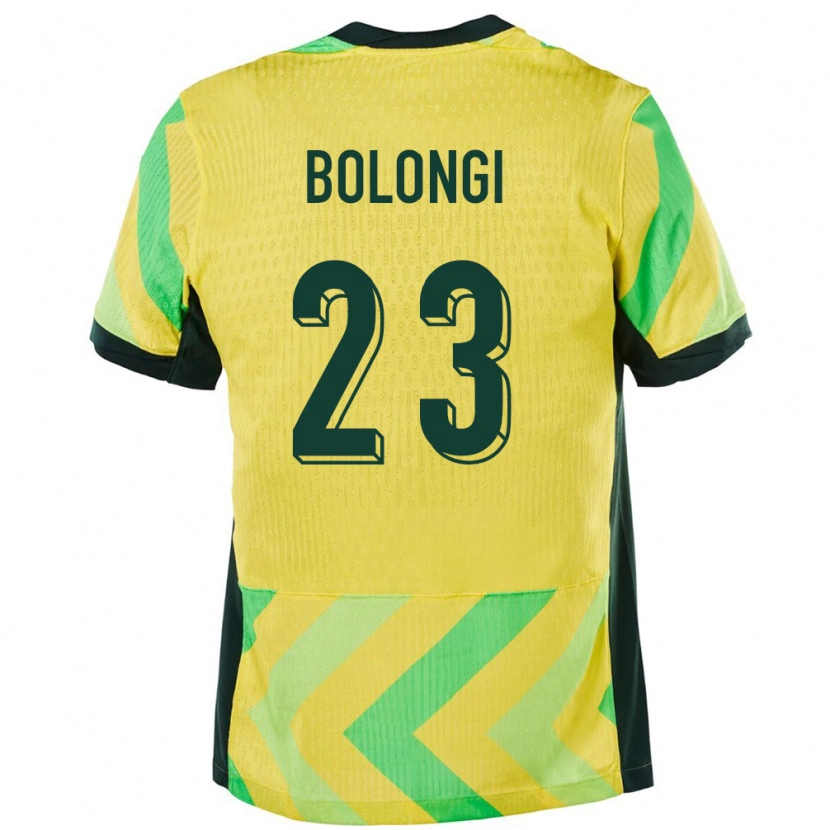 Danxen Herren Australien David Bolongi #23 Golden Heimtrikot Trikot 24-26 T-Shirt