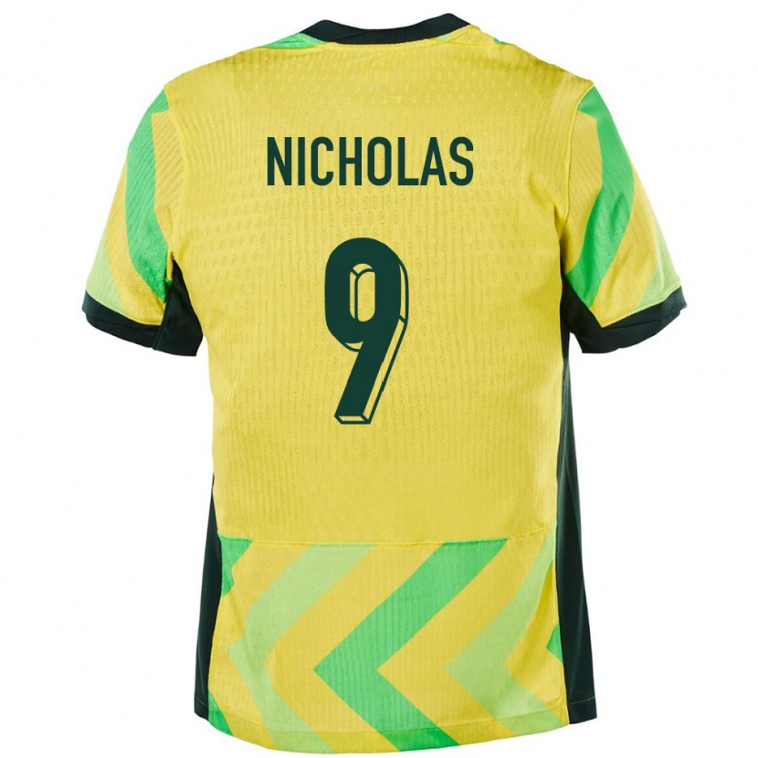 Danxen Herren Australien Nicholas Dagostino #9 Golden Heimtrikot Trikot 24-26 T-Shirt