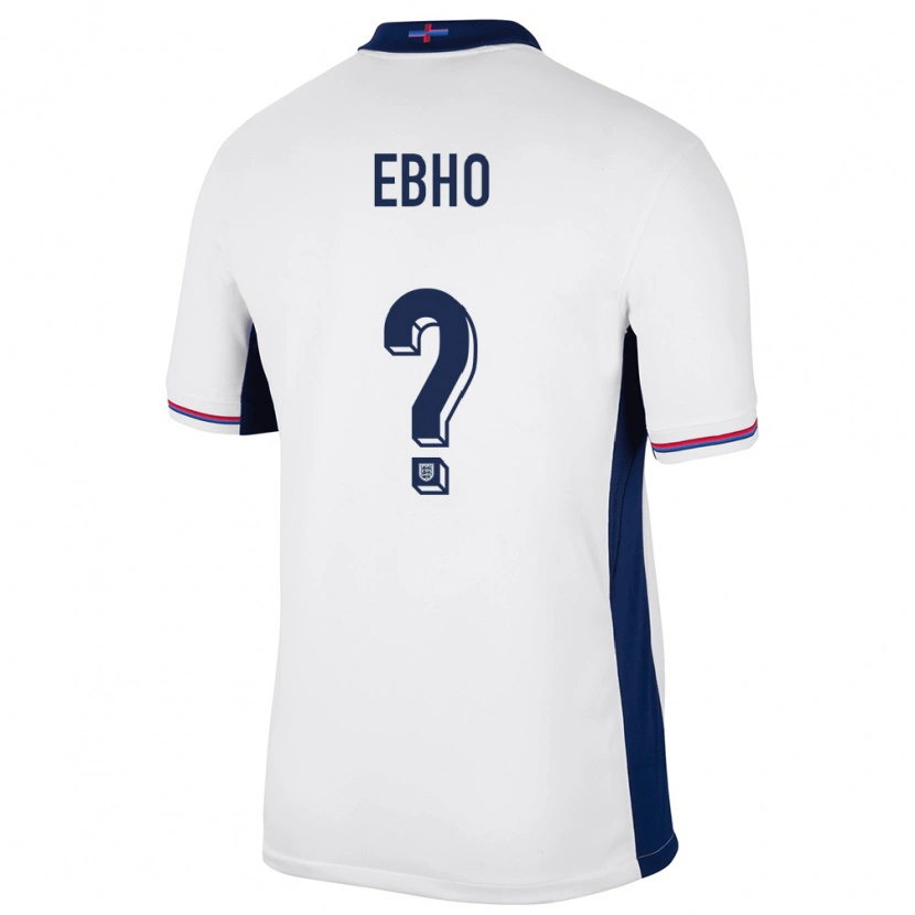Danxen Herren England Riley Ebho #0 Weiß Heimtrikot Trikot 24-26 T-Shirt