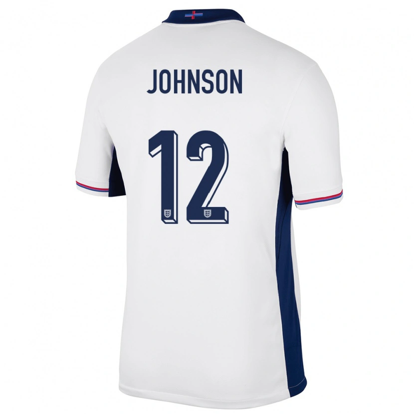 Danxen Herren England Joe Johnson #12 Weiß Heimtrikot Trikot 24-26 T-Shirt