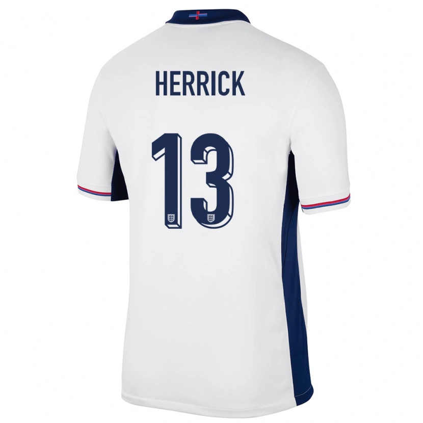Danxen Herren England Finlay Herrick #13 Weiß Heimtrikot Trikot 24-26 T-Shirt