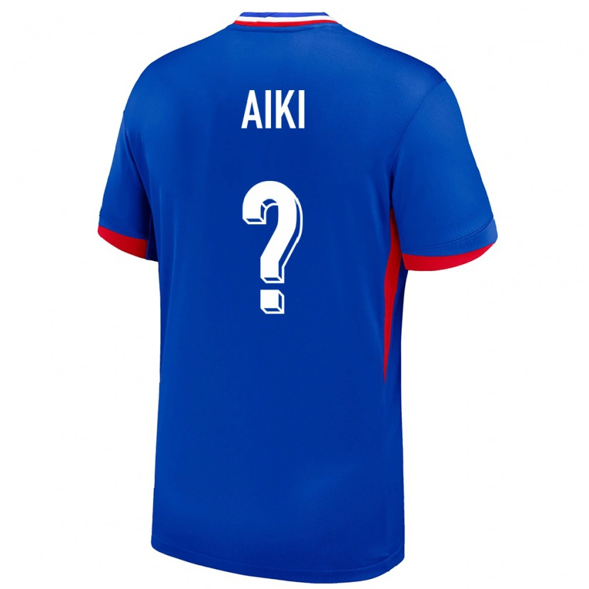Danxen Herren Frankreich Ayman Aiki #0 Blau Heimtrikot Trikot 24-26 T-Shirt
