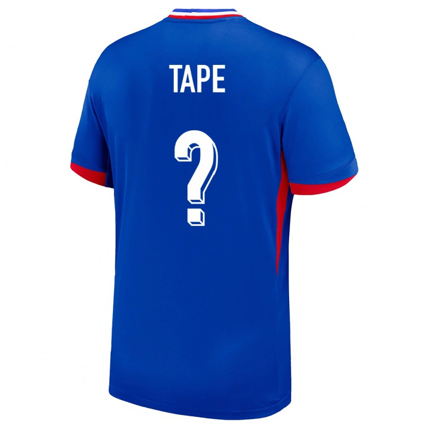 Danxen Herren Frankreich Axel Tape #0 Blau Heimtrikot Trikot 24-26 T-Shirt