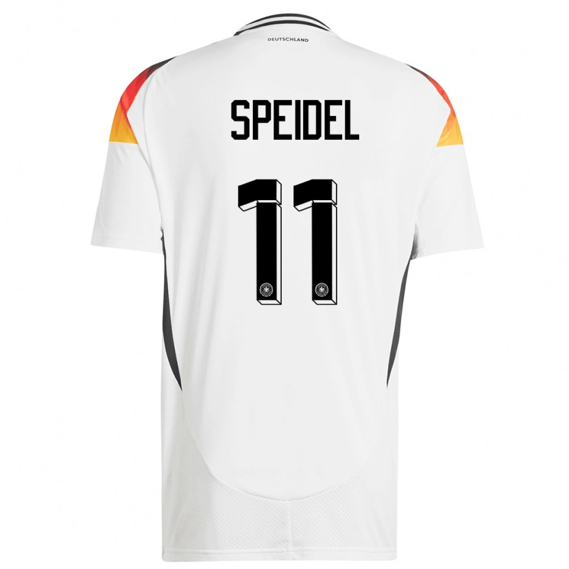 Danxen Herren Deutschland Kian Speidel #11 Weiß Heimtrikot Trikot 24-26 T-Shirt