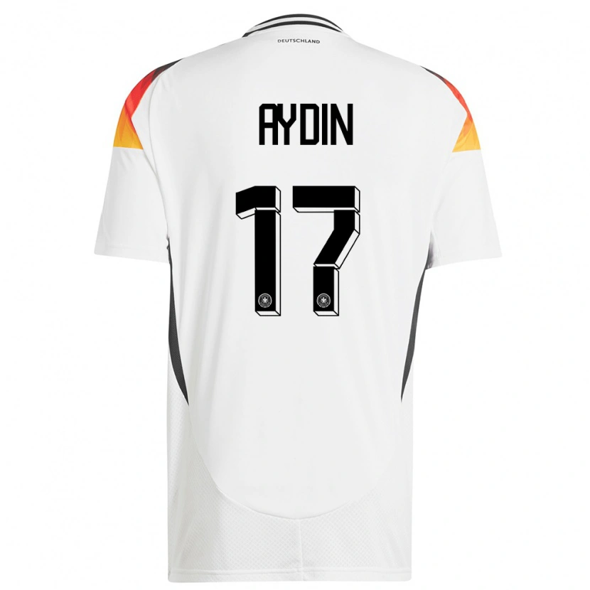 Danxen Herren Deutschland Ali Aydin #17 Weiß Heimtrikot Trikot 24-26 T-Shirt