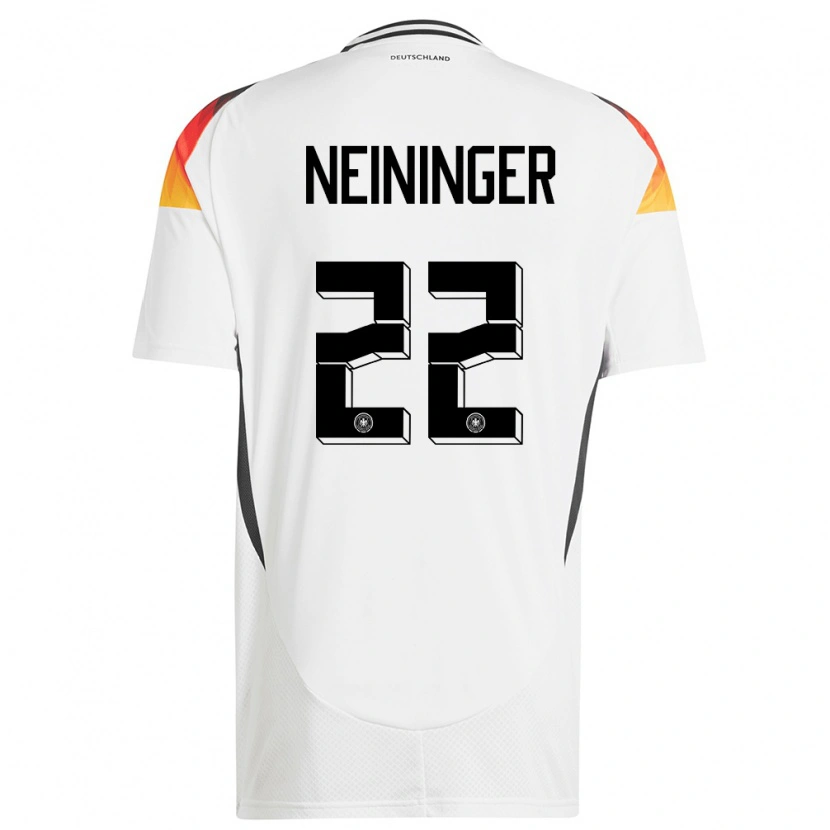 Danxen Herren Deutschland Tim Neininger #22 Weiß Heimtrikot Trikot 24-26 T-Shirt