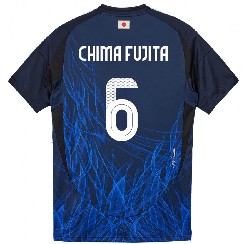 Danxen Herren Japan Joel Chima Fujita #6 Dunkelblau Heimtrikot Trikot 24-26 T-Shirt