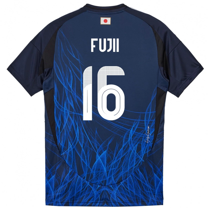 Danxen Herren Japan Shota Fujii #16 Dunkelblau Heimtrikot Trikot 24-26 T-Shirt