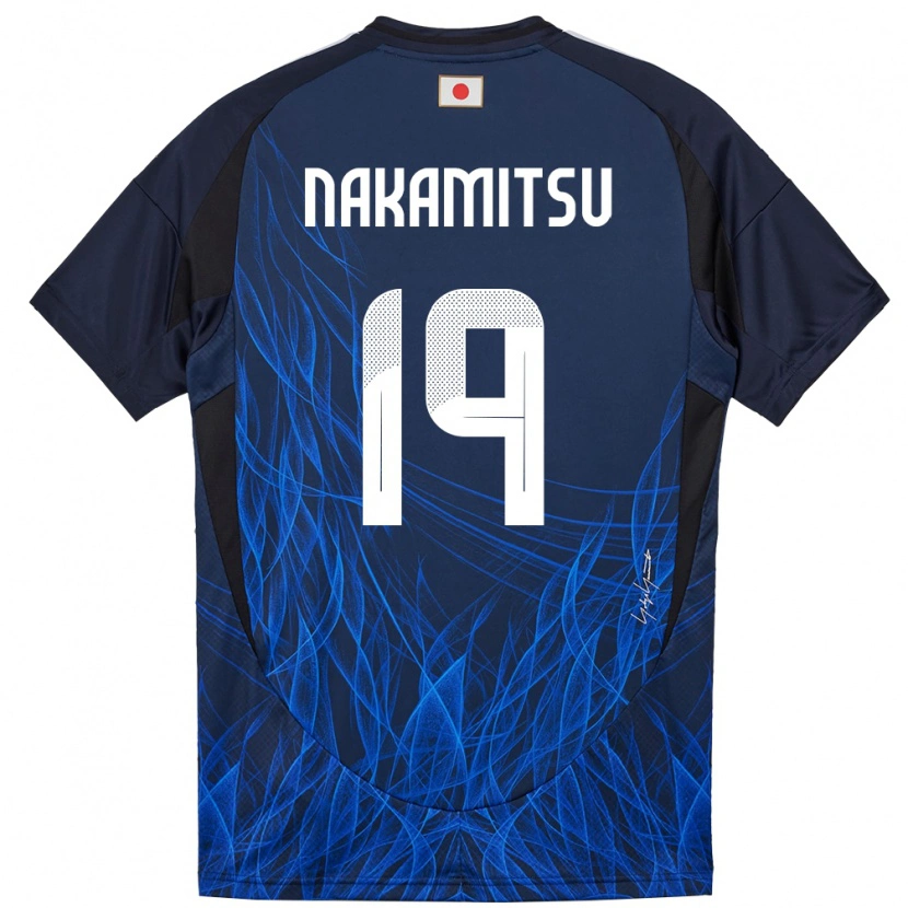 Danxen Herren Japan Kanata Nakamitsu #19 Dunkelblau Heimtrikot Trikot 24-26 T-Shirt
