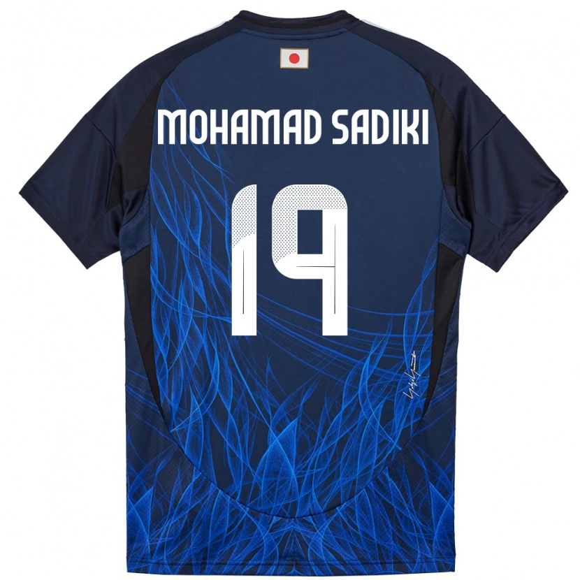 Danxen Herren Japan Mohamad Sadiki Wade #19 Dunkelblau Heimtrikot Trikot 24-26 T-Shirt