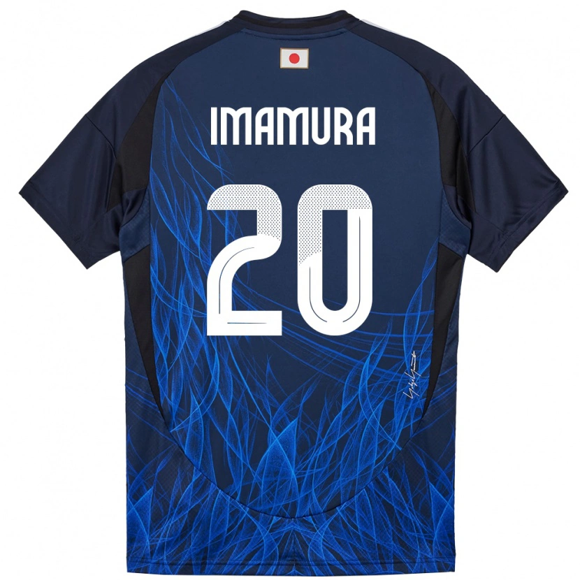 Danxen Herren Japan Ryoya Imamura #20 Dunkelblau Heimtrikot Trikot 24-26 T-Shirt
