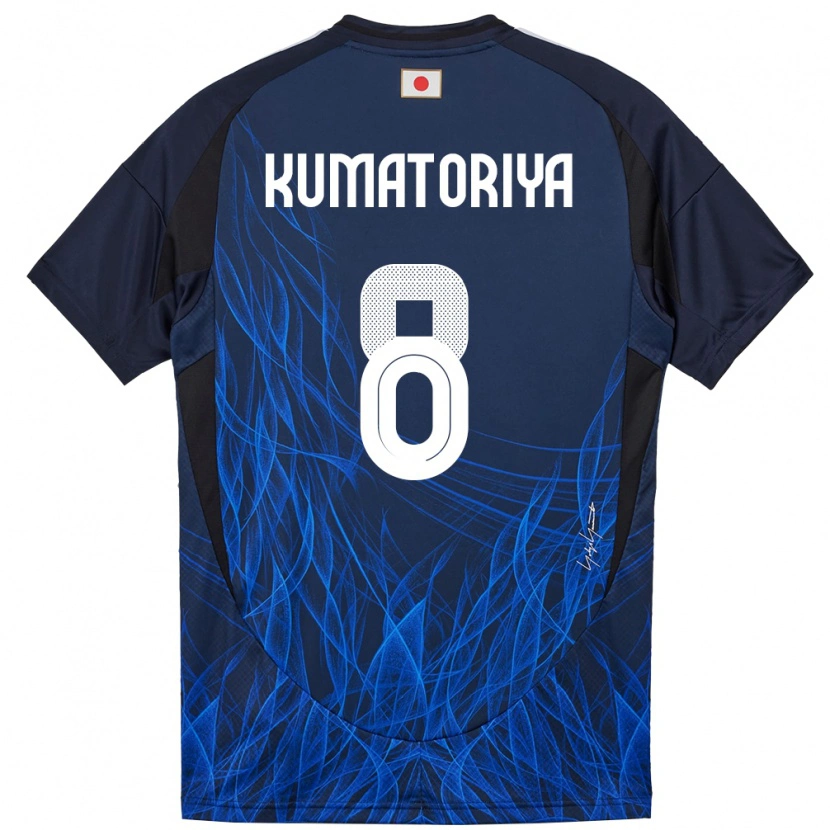 Danxen Herren Japan Issei Kumatoriya #8 Dunkelblau Heimtrikot Trikot 24-26 T-Shirt