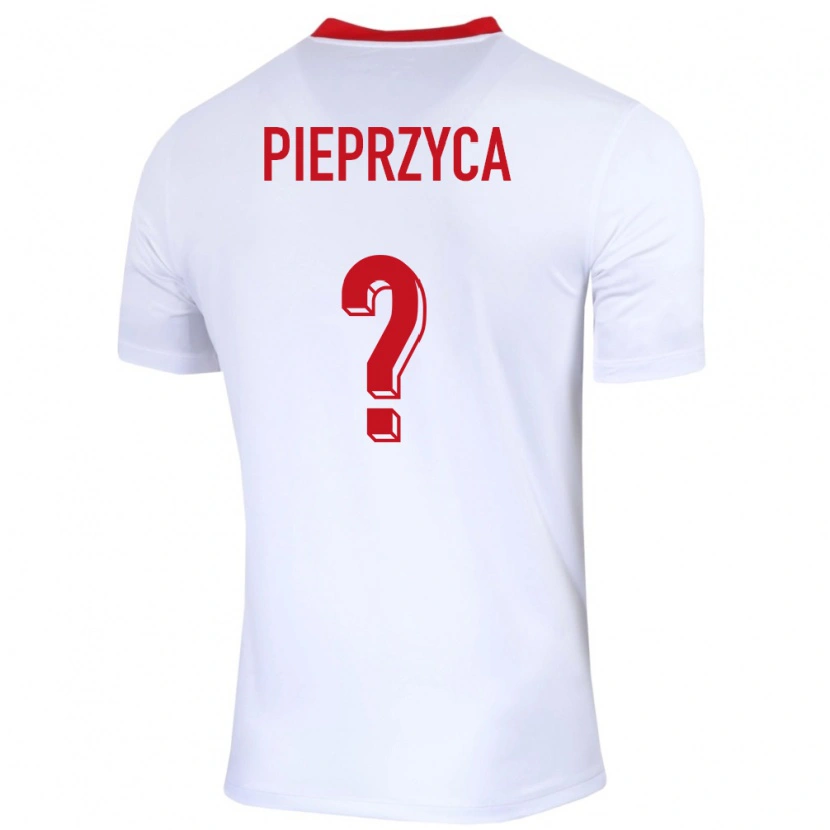 Danxen Herren Polen Igor Pieprzyca #0 Weiß Heimtrikot Trikot 24-26 T-Shirt