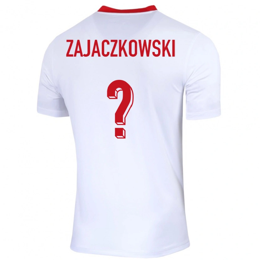 Danxen Herren Polen Lukasz Zajaczkowski #0 Weiß Heimtrikot Trikot 24-26 T-Shirt