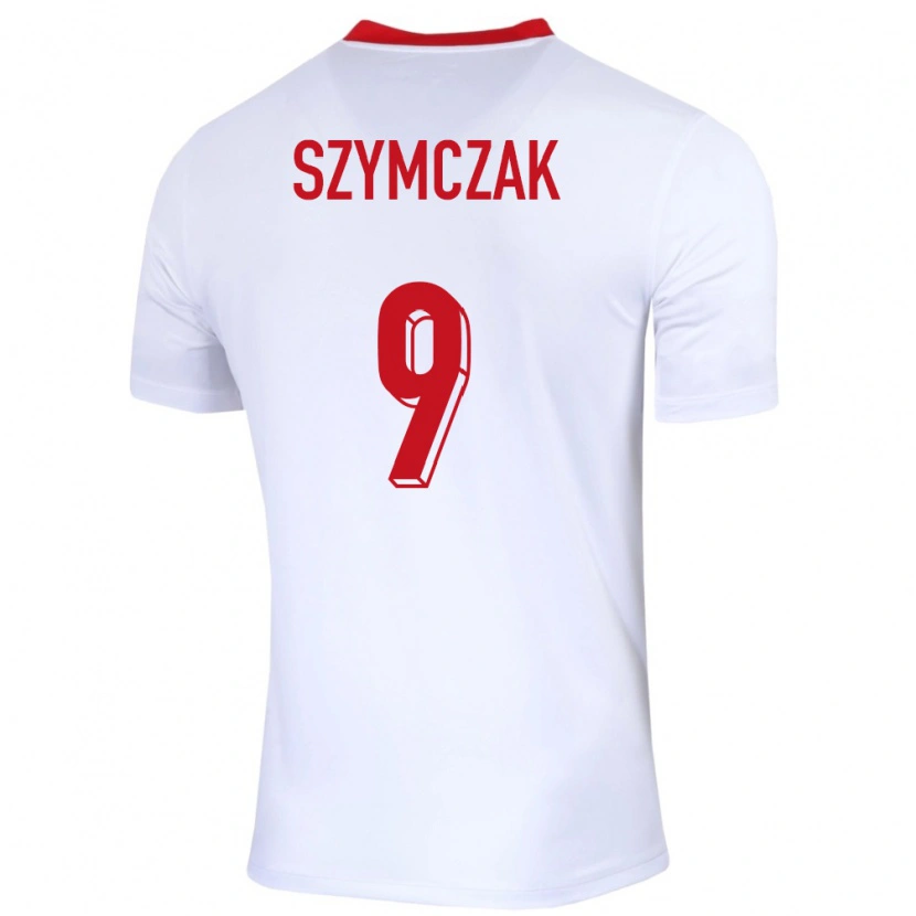 Danxen Herren Polen Filip Szymczak #9 Weiß Heimtrikot Trikot 24-26 T-Shirt