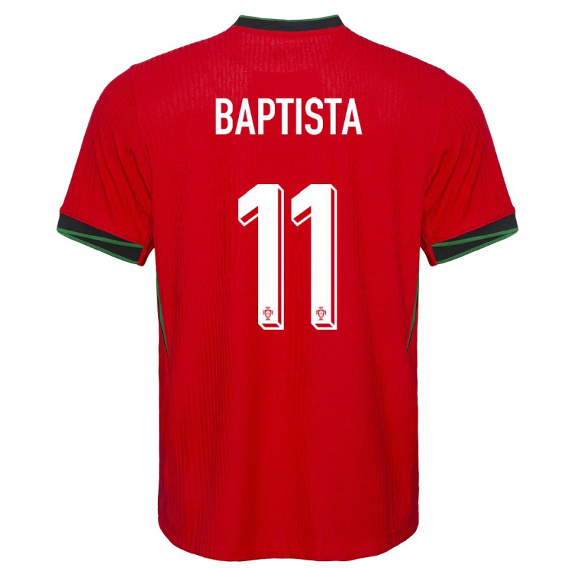 Danxen Herren Portugal Brandão Baptista #11 Rot Heimtrikot Trikot 24-26 T-Shirt