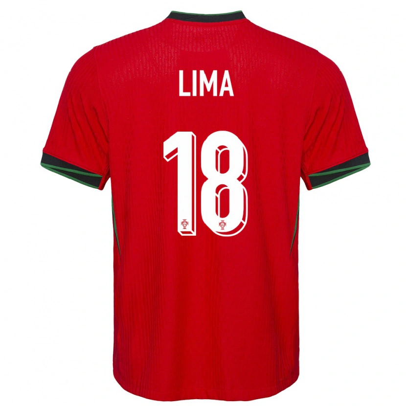Danxen Herren Portugal Bernardo Lima #18 Rot Heimtrikot Trikot 24-26 T-Shirt