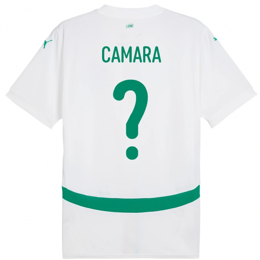 Danxen Herren Senegal Famara Camara #0 Weiß Heimtrikot Trikot 24-26 T-Shirt