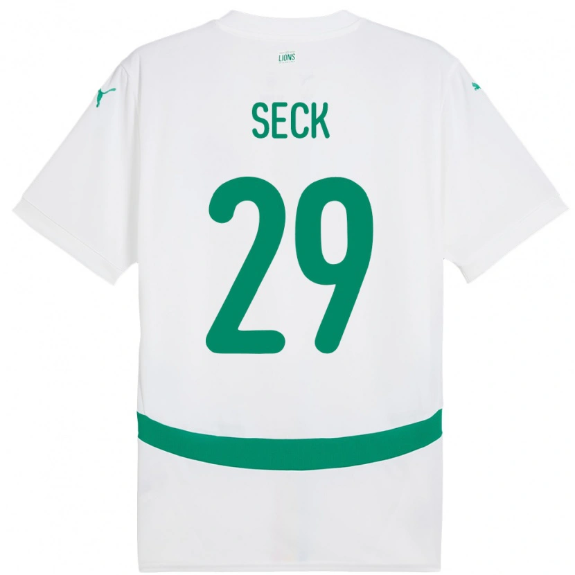 Danxen Herren Senegal Demba Seck #29 Weiß Heimtrikot Trikot 24-26 T-Shirt