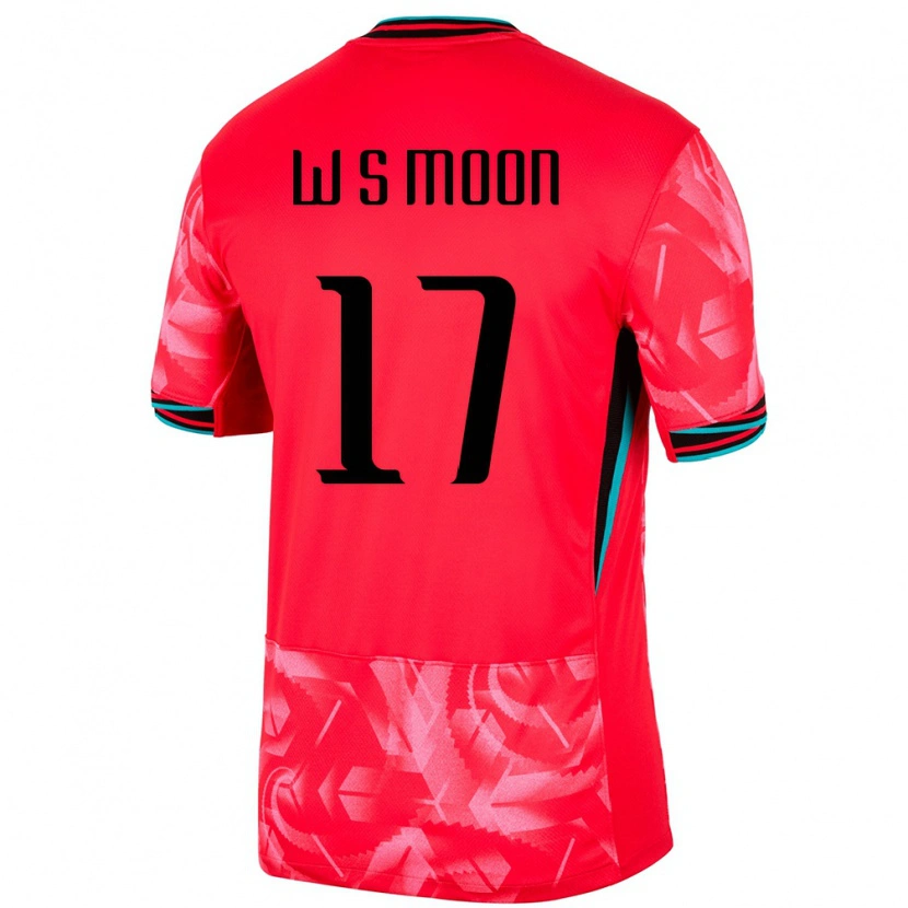 Danxen Herren Südkorea Seong-Woo Moon #17 Rot Heimtrikot Trikot 24-26 T-Shirt