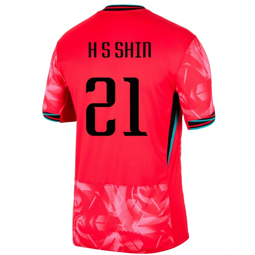 Danxen Herren Südkorea Song-Hoon Shin #21 Rot Heimtrikot Trikot 24-26 T-Shirt