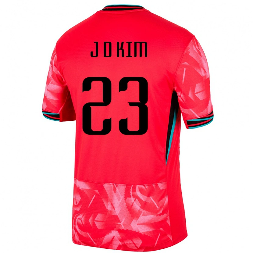 Danxen Herren Südkorea Dong-Jin Kim #23 Rot Heimtrikot Trikot 24-26 T-Shirt