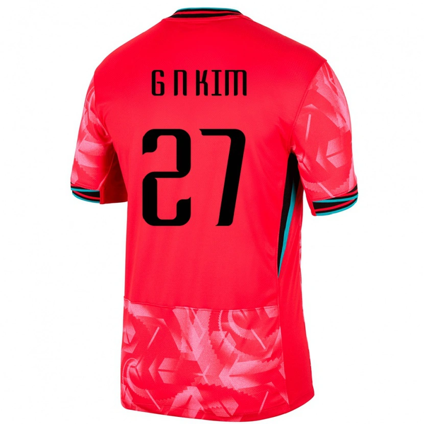 Danxen Herren Südkorea Gun-Nam Kim #27 Rot Heimtrikot Trikot 24-26 T-Shirt