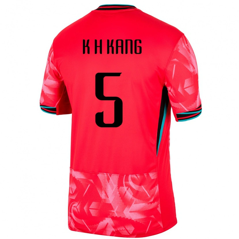 Danxen Herren Südkorea Kang Kyo Hun #5 Rot Heimtrikot Trikot 24-26 T-Shirt