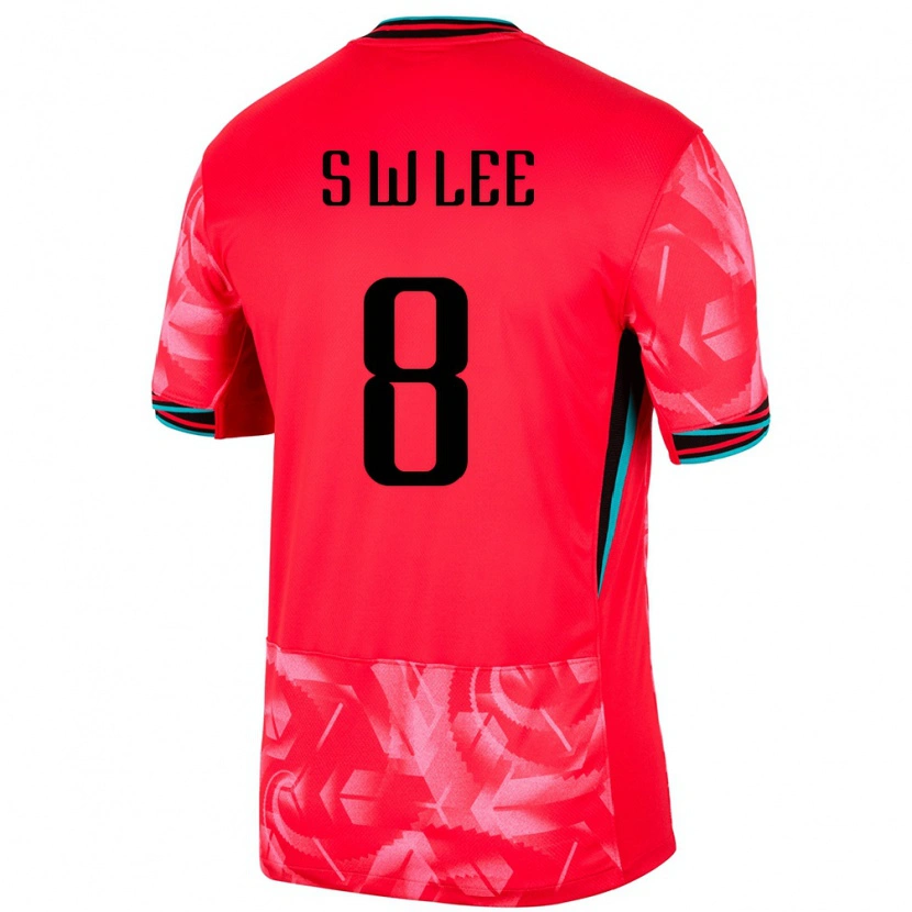 Danxen Herren Südkorea Lee Seung Won #8 Rot Heimtrikot Trikot 24-26 T-Shirt