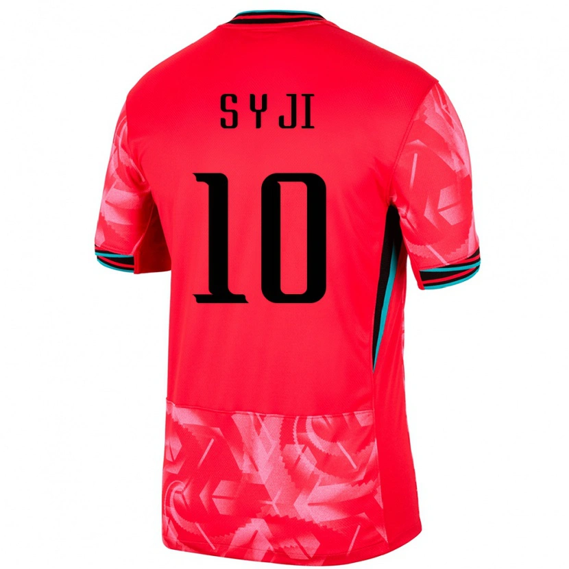 Danxen Herren Südkorea Ji So Yun #10 Rot Heimtrikot Trikot 24-26 T-Shirt