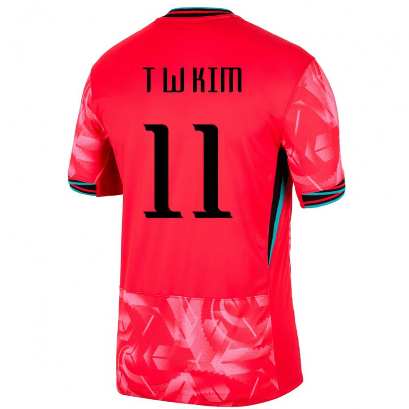 Danxen Herren Südkorea Kim Tae Wook #11 Rot Heimtrikot Trikot 24-26 T-Shirt