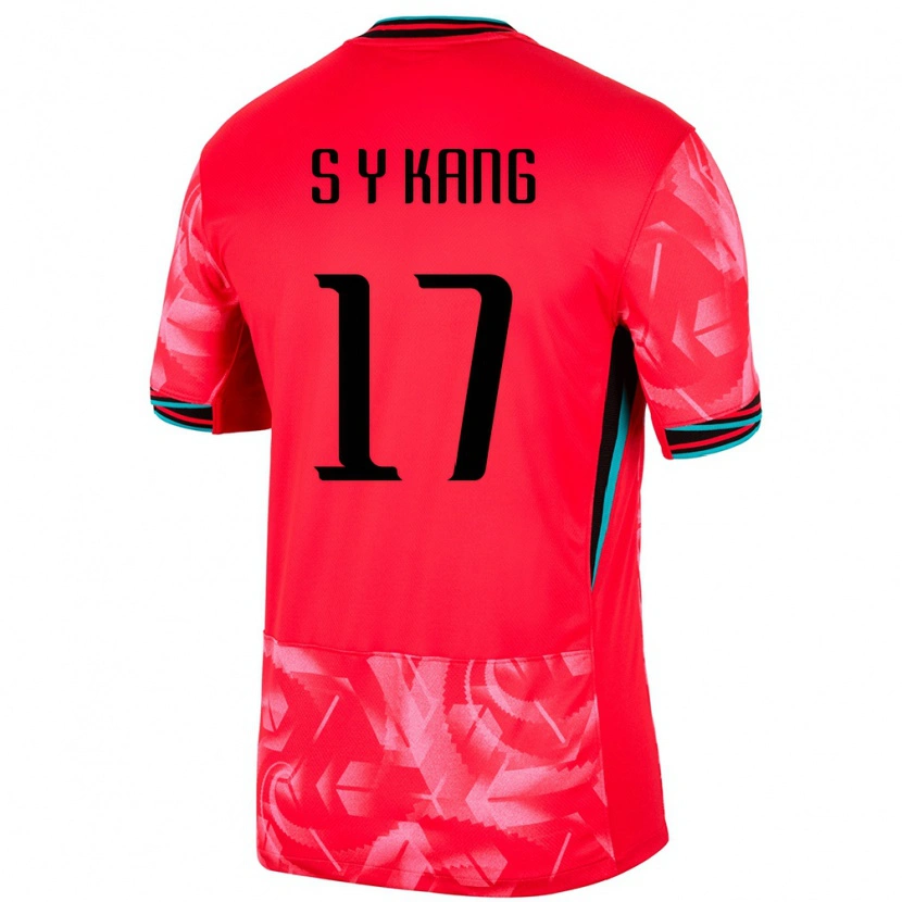 Danxen Herren Südkorea Kang Sang Yun #17 Rot Heimtrikot Trikot 24-26 T-Shirt