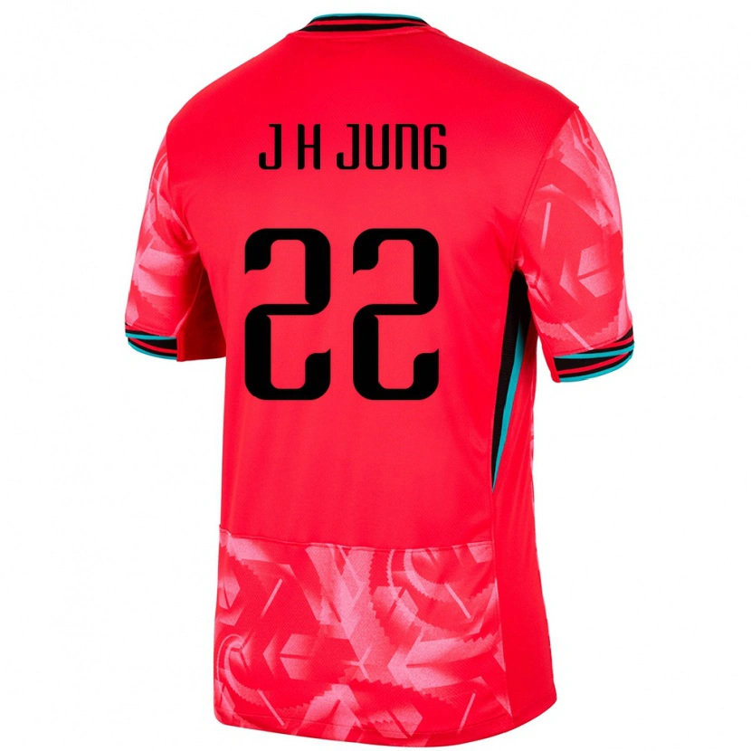 Danxen Herren Südkorea Jung Jong Hun #22 Rot Heimtrikot Trikot 24-26 T-Shirt