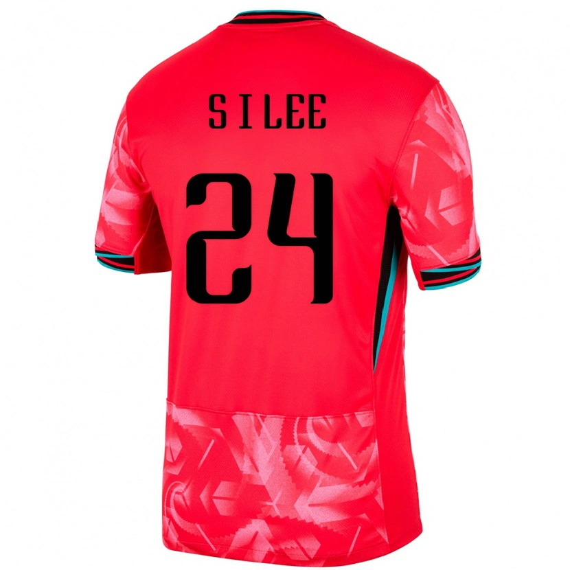 Danxen Herren Südkorea Lee Soo In #24 Rot Heimtrikot Trikot 24-26 T-Shirt